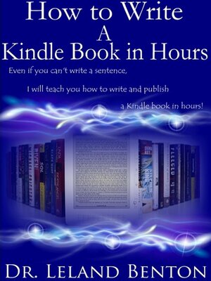 cover image of How to Write a Kindle Book in Hours